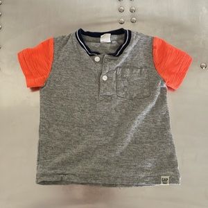 GAP Colorblock Henley Shirt
